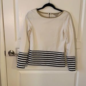 Banana Republic cream shirt